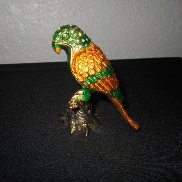 Mini Parrot Jewelry Box - Picture 2 of 7